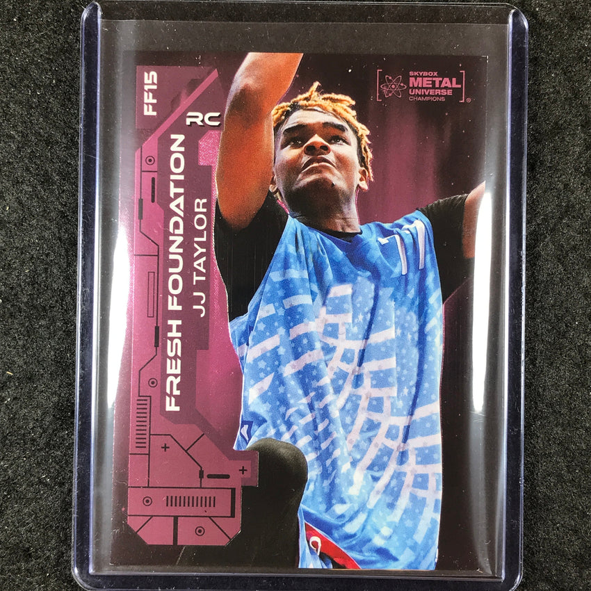 2023 Metal Universe Champions JJ TAYLOR Fresh Foundation Pink FX 54/75