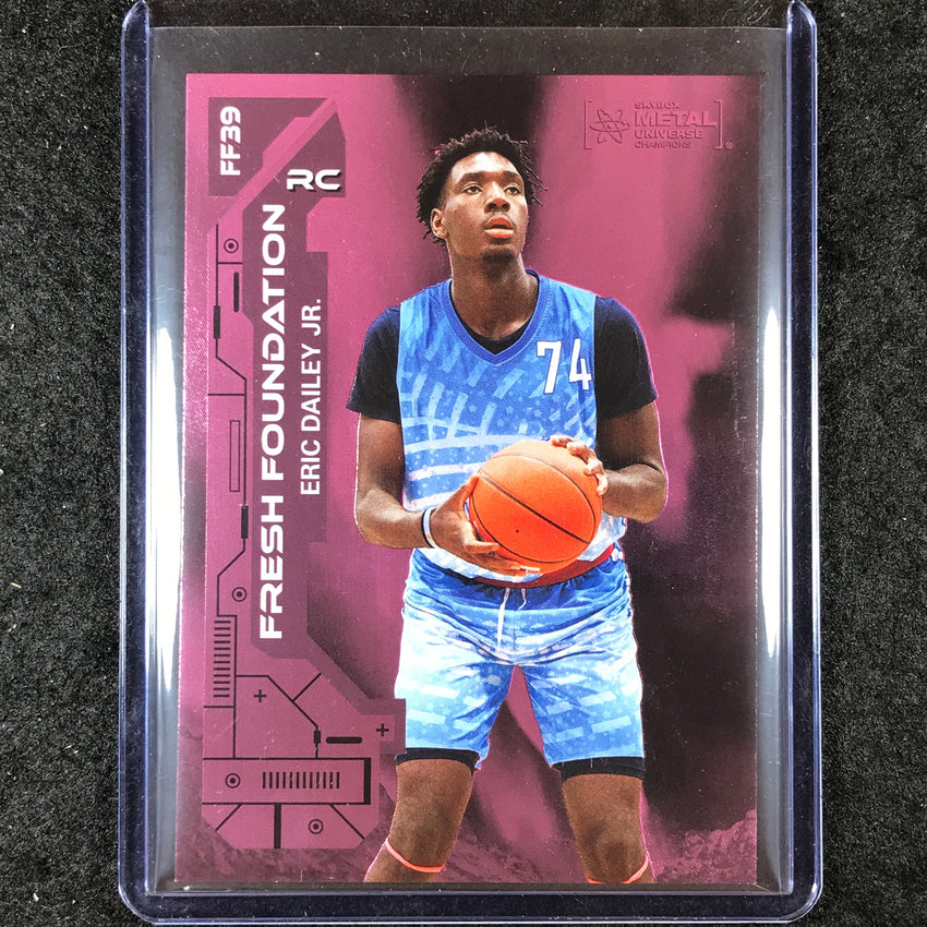 2023 Metal Universe Champions ERIC DAILEY JR. Fresh Foundation Pink FX 58/75