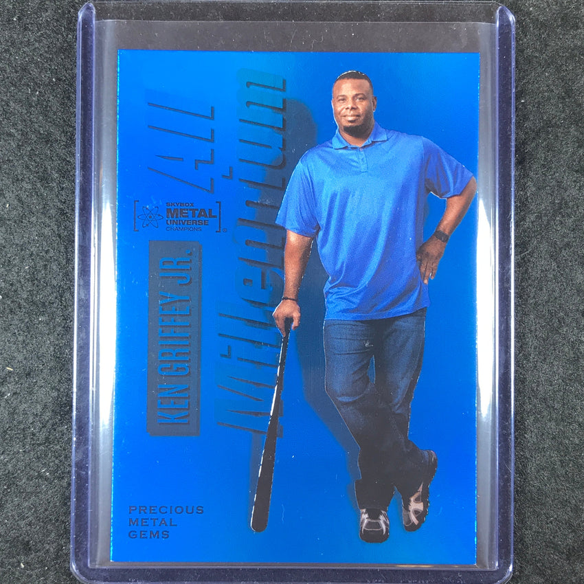 2023 Metal Universe Champions KEN GRIFFEY JR. All-Millennium Blue Metal Gem 4/50