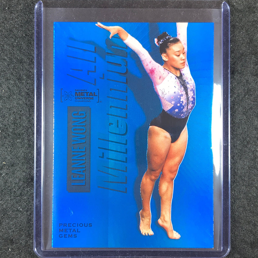 2023 Metal Universe Champions LEANNE WONG All-Millennium Blue Metal Gems 50/50