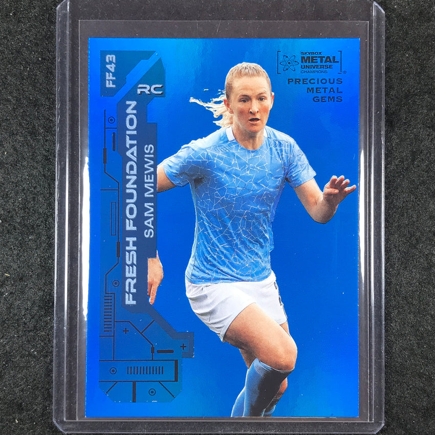 2023 Metal Universe Champions SAM MEWIS Foundation Blue Precious Metal Gem 10/50