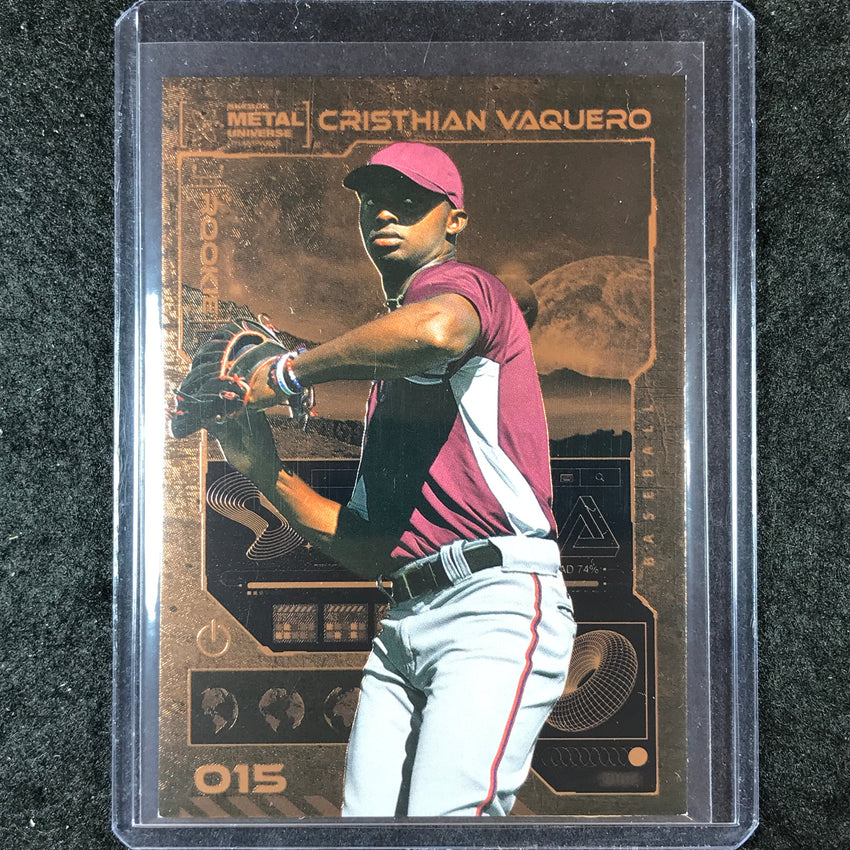 2023 Metal Universe Champions CRISTHIAN VAQUERO Orange FX 3/25