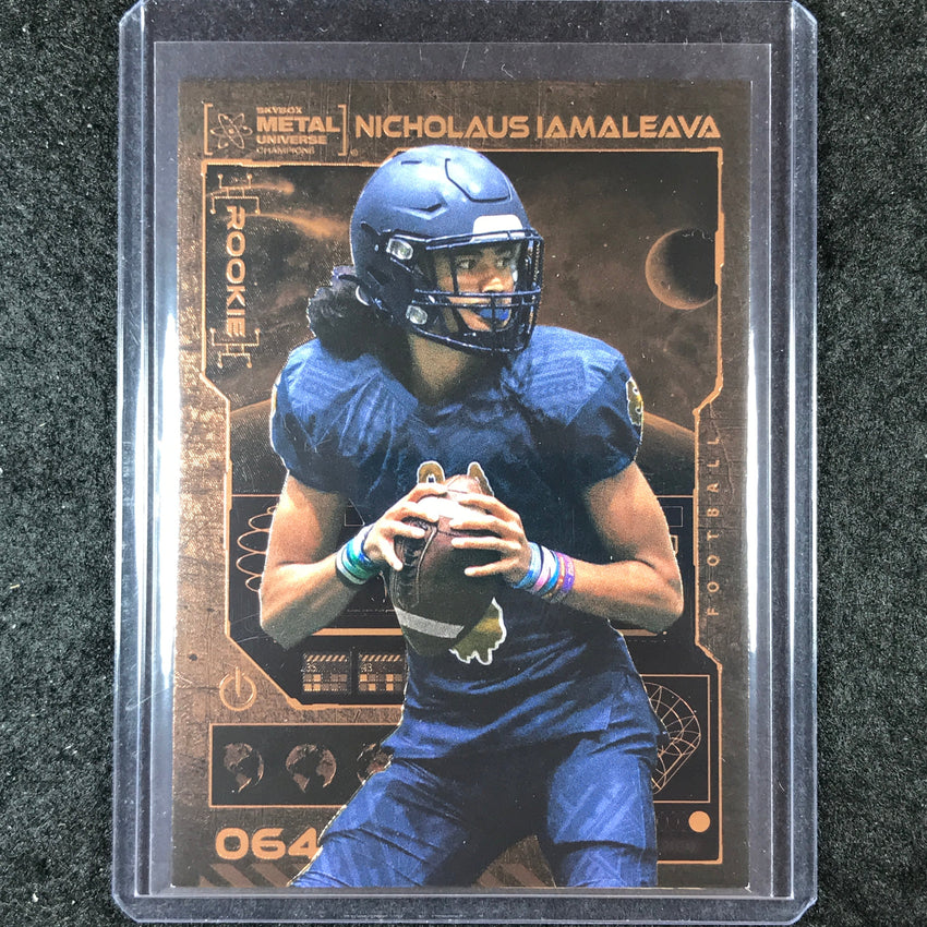 2023 Metal Universe Champions NICHOLAUS IAMALEAVA Orange FX 18/25