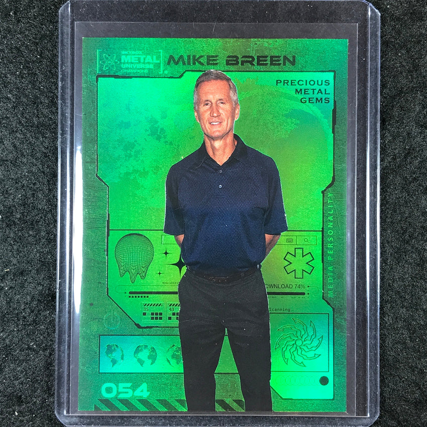 2023 Metal Universe Champions MIKE BREEN Green Precious Metal Gems 8/10
