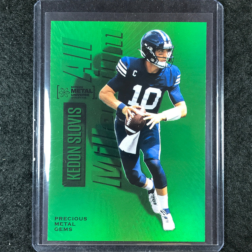 2023 Metal Universe Champions KEDON SLOVIS All-Millennium Green Metal Gems 1/10