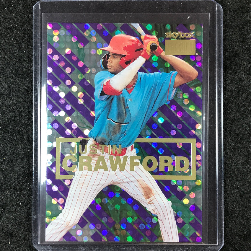 2023 Metal Universe Champions JUSTIN CRAWFORD Skybox Premium Amethyst 3/10