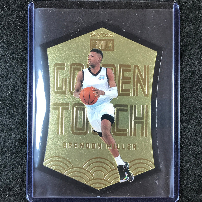 2023 Metal Universe Champions BRANDON MILLER Golden Touch Rookie Die-Cut SP #3