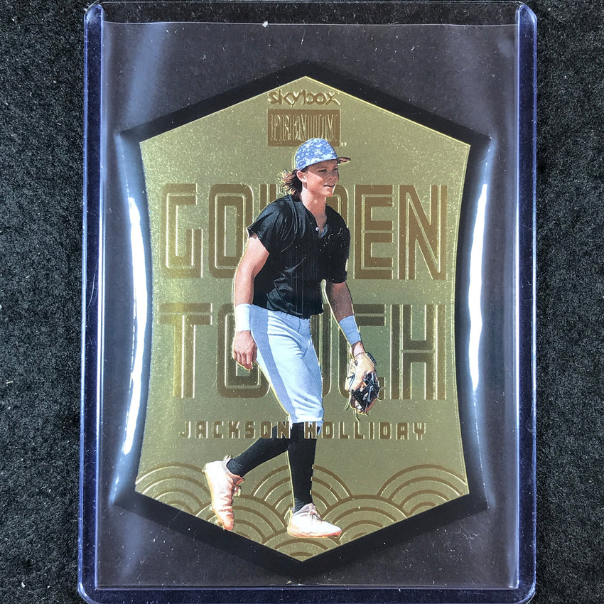 2023 Metal Universe Champions JACKSON HOLLIDAY Golden Touch Die-Cut SP #13