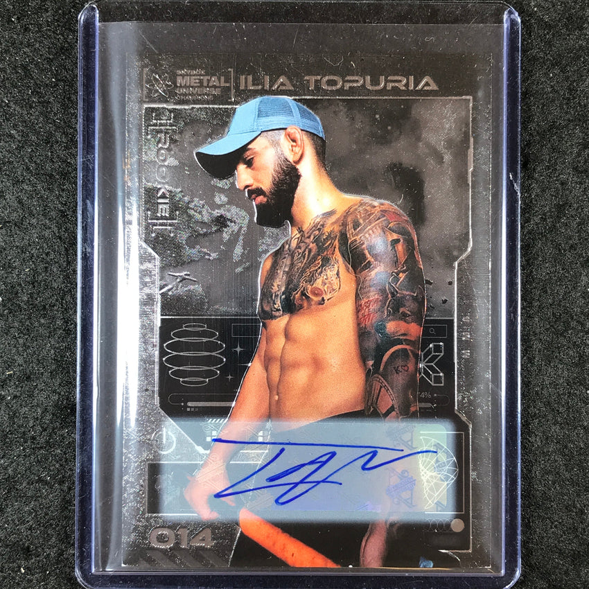 2023 Metal Universe Champions ILIA TOPURIA Base Rookie Auto Silver #14