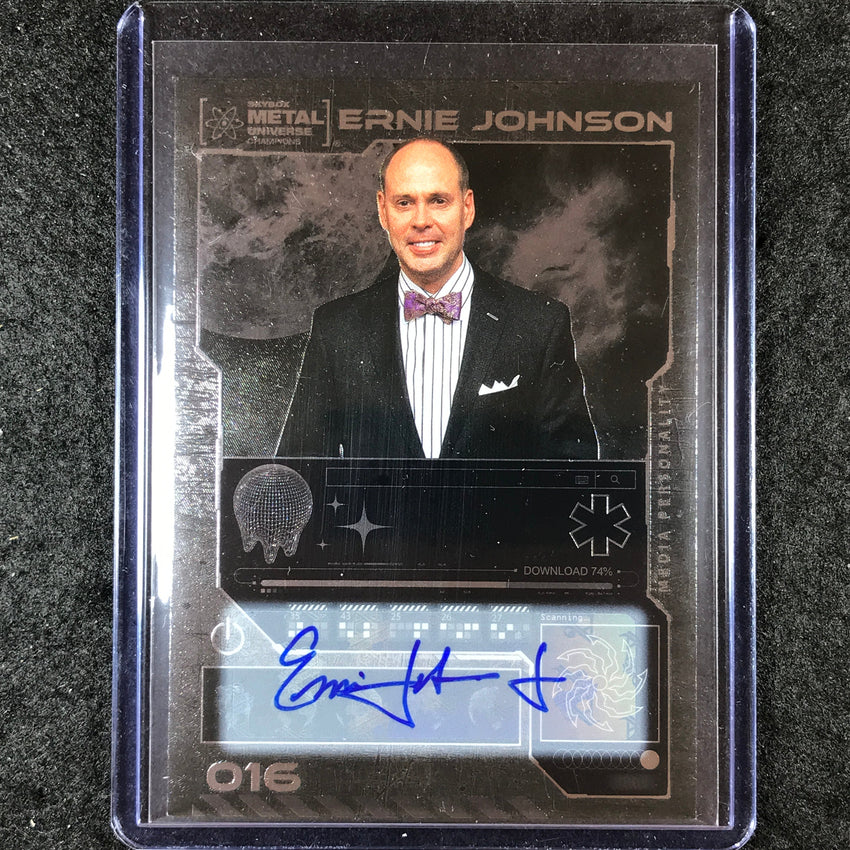 2023 Metal Universe Champions ERNIE JOHNSON Base Auto Silver #16