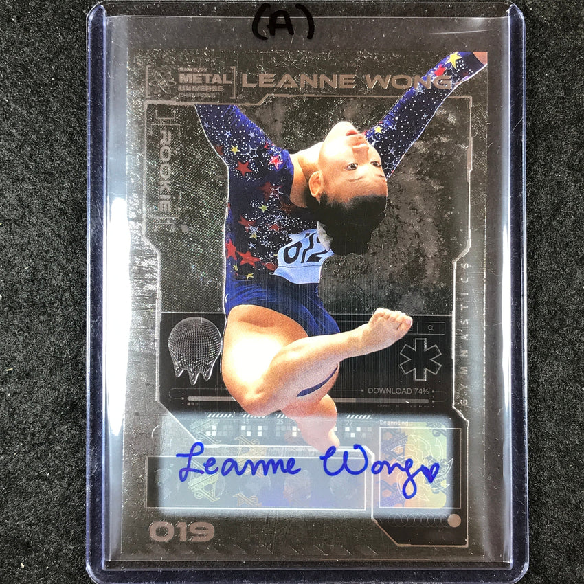 2023 Metal Universe Champions LEANNE WONG Base Auto Silver #19 (A)
