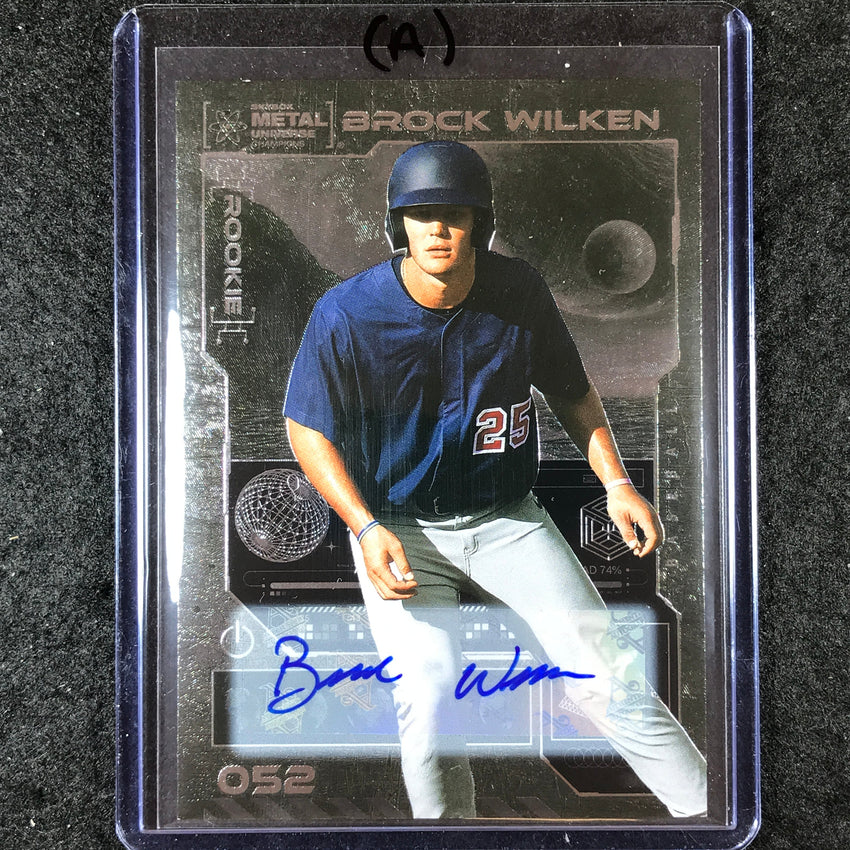 2023 Metal Universe Champions BROCK WILKEN Base Auto Silver #52 (A)