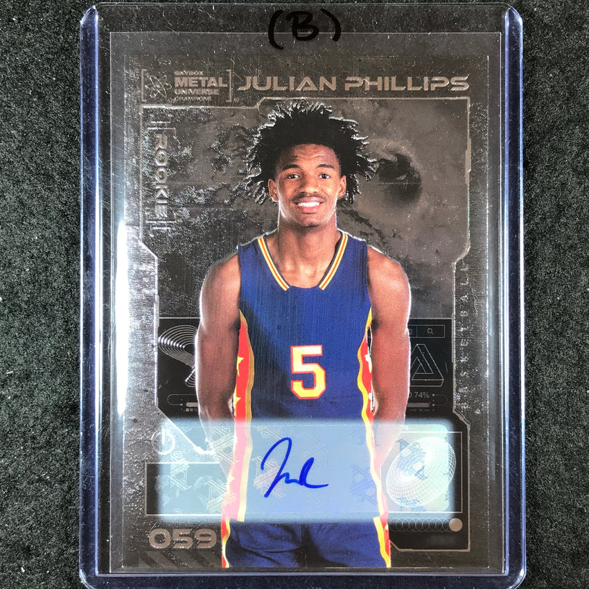 2023 Metal Universe Champions JULIAN PHILLIPS Base Rookie Auto Silver #59 (B)