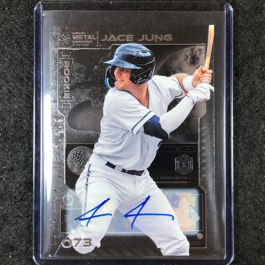 2023 Metal Universe Champions JACE JUNG Base Auto Silver #73