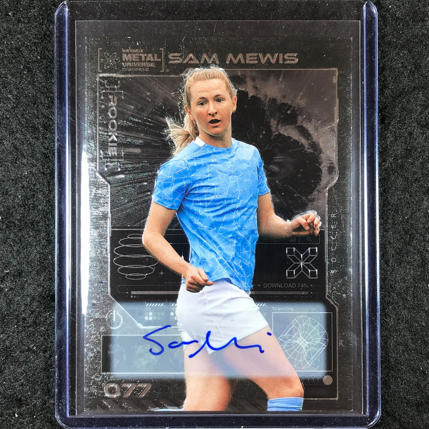 2023 Metal Universe Champions SAM MEWIS Base Auto Silver #77