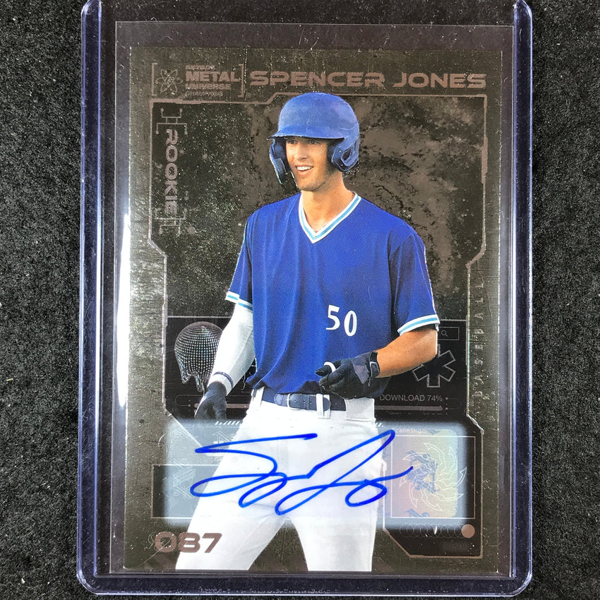 2023 Metal Universe Champions SPENCER JONES Base Auto Silver #87