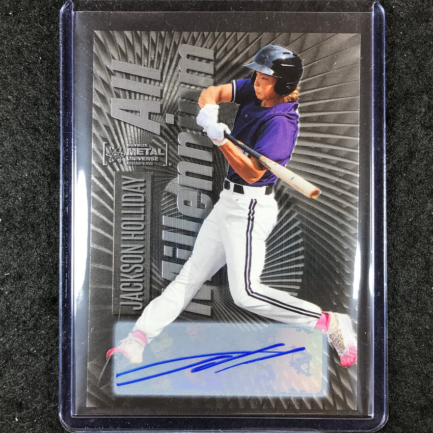 2023 Metal Universe Champions JACKSON HOLLIDAY All-Millennium Auto Silver #122