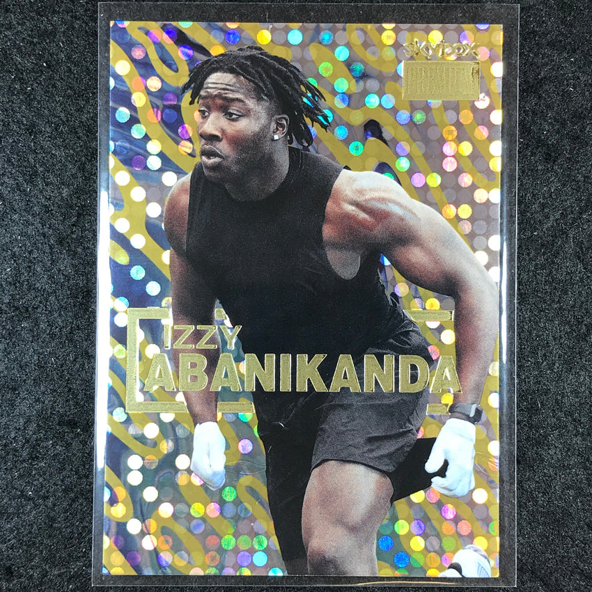 2023 Metal Universe Champions IZZY ABANIKANDA Skybox Premium Rookie Topaz 62/150