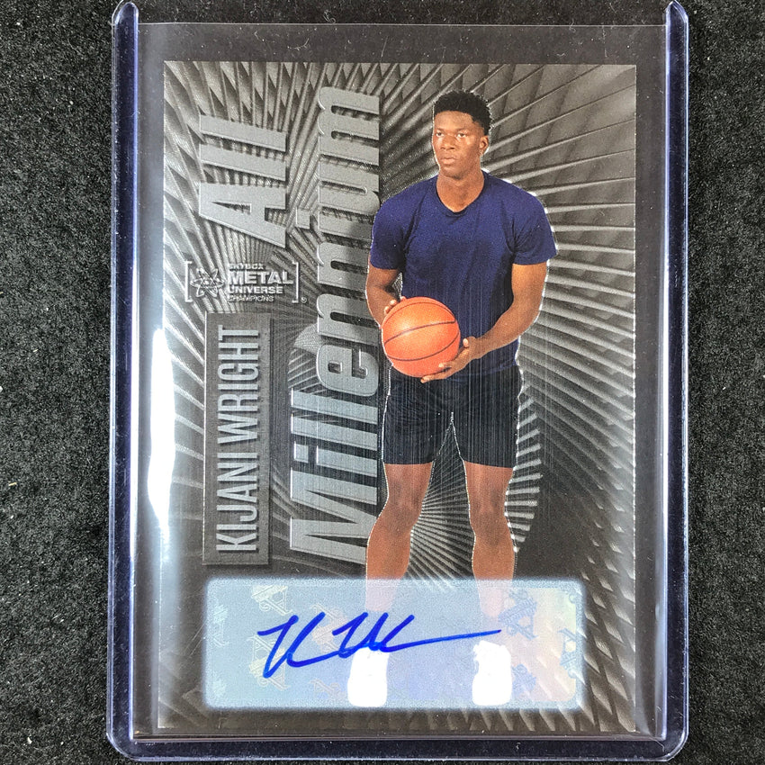 2023 Metal Universe Champions KIJANI WRIGHT All-Millennium Auto Silver #143