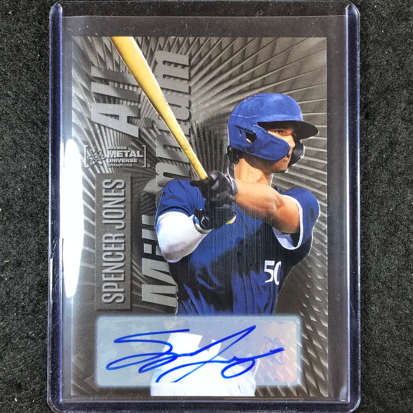 2023 Metal Universe Champions SPENCER JONES All-Millennium Auto Silver #146