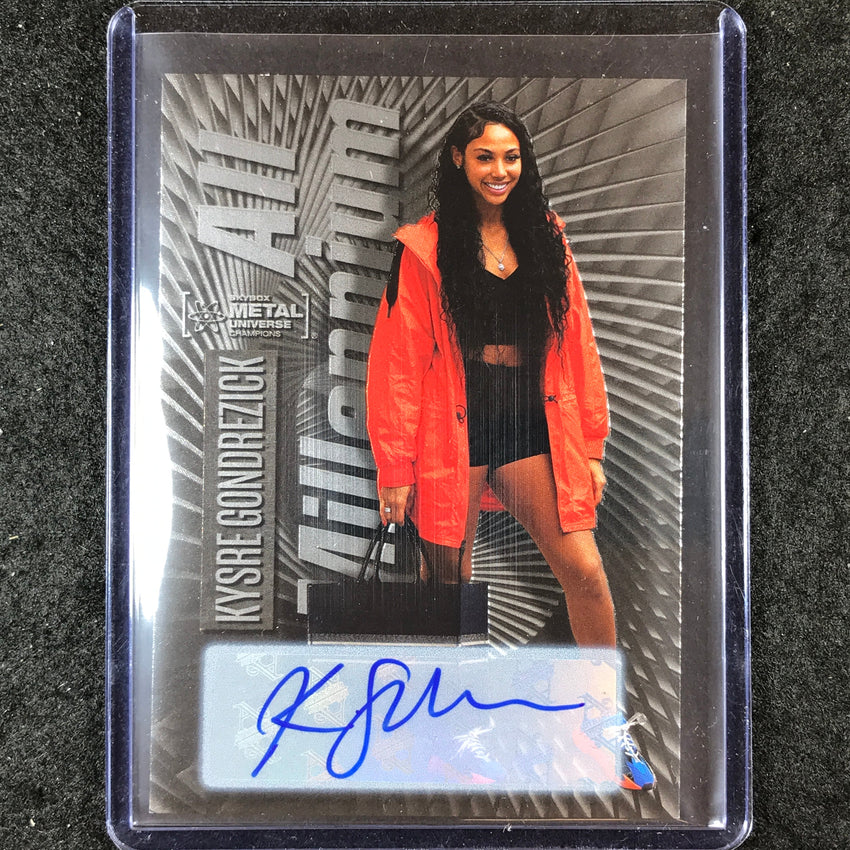 2023 Metal Universe Champions KYSRE GONDREZICK All-Millennium Auto Silver #148