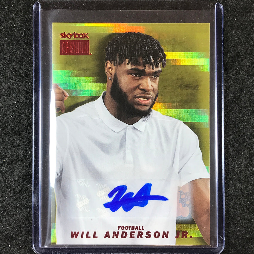 2023 Metal Universe Champions WILL ANDERSON JR. Premium Retro Rookie Auto #39