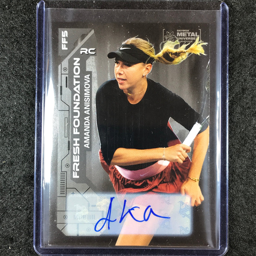 2023 Metal Universe Champions AMANDA ANISIMOVA Foundation Rookie Auto 87/99