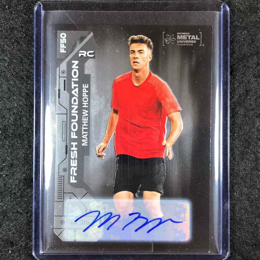 2023 Metal Universe Champions MATTHEW HOPPE Fresh Foundation Rookie Auto 74/99