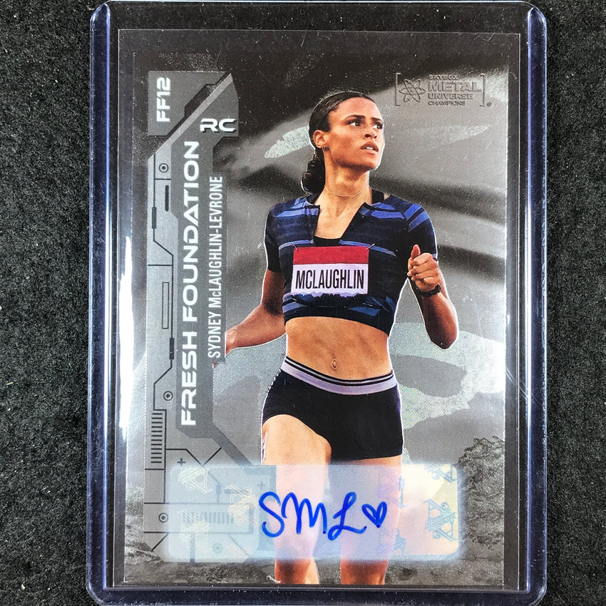 2023 Metal Universe Champions SYDNEY MCLAUGHLIN-LEVRONE Fresh Rookie Auto 34/49