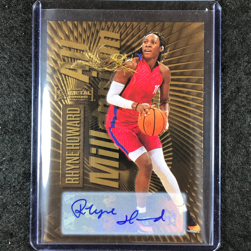2023 Metal Universe Champions RHYNE HOWARD All-Millennium Rookie Auto Gold 5/10