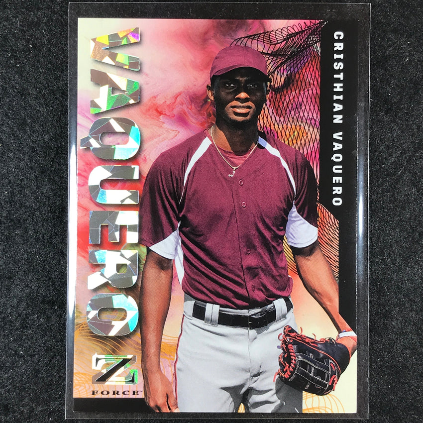 2023 Metal Universe Champions CRISTHIAN VAQUERO Z-Force Rookie Rave 59/150 #16