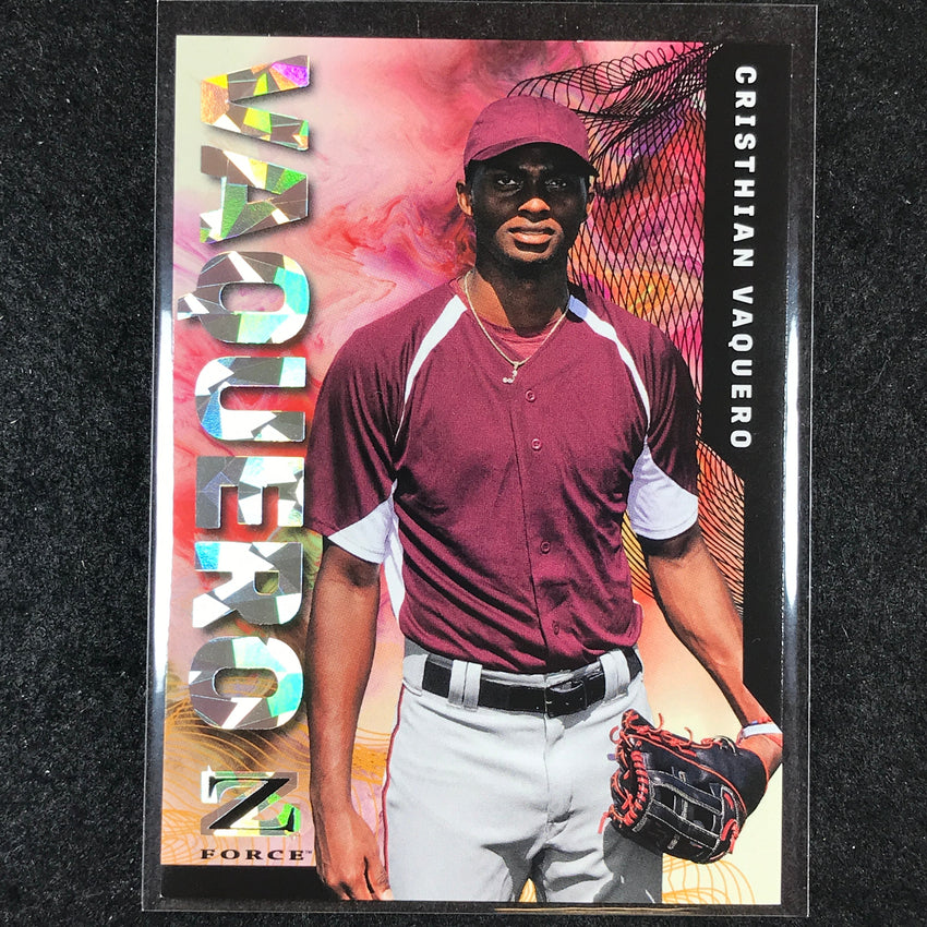 2023 Metal Universe Champions CRISTHIAN VAQUERO Z-Force Rookie Rave 137/150 #16
