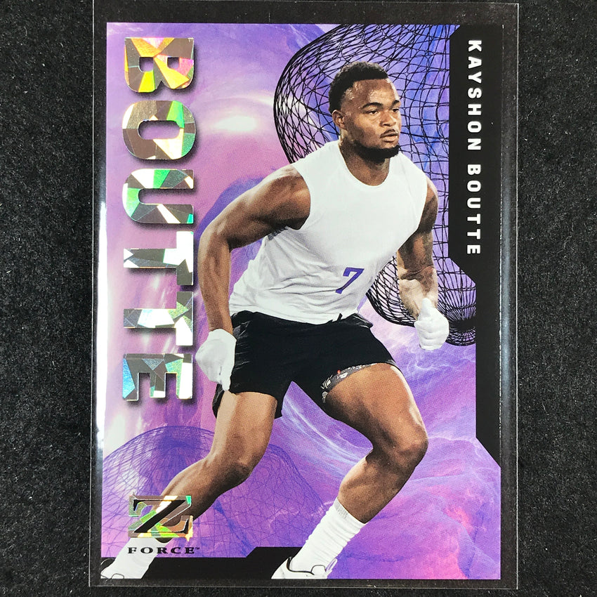 2023 Metal Universe Champions KAYSHON BOUTTE Z-Force Rookie Rave 81/150 #45