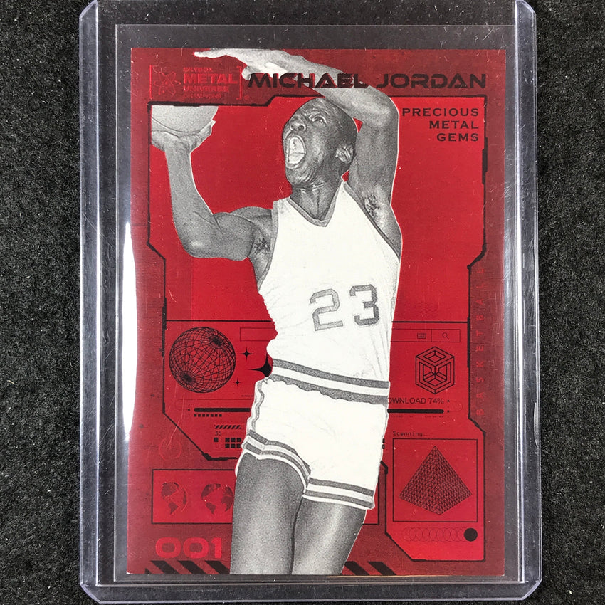 2023 Metal Universe Champions MICHAEL JORDAN Red Precious Metal Gems 20/100 #1