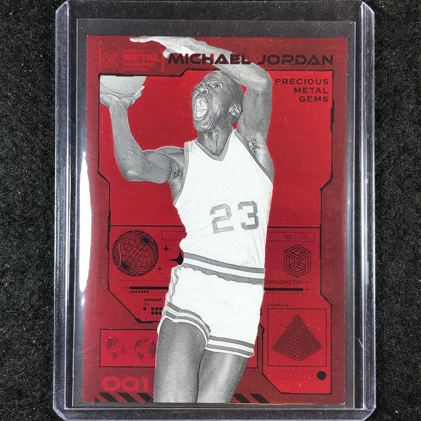 2023 Metal Universe Champions MICHAEL JORDAN Red Precious Metal Gems 79/100 #1