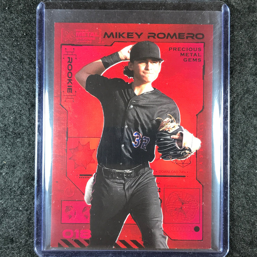 2023 Metal Universe Champions MIKEY ROMERO Rookie Red Precious Metal Gems 30/100