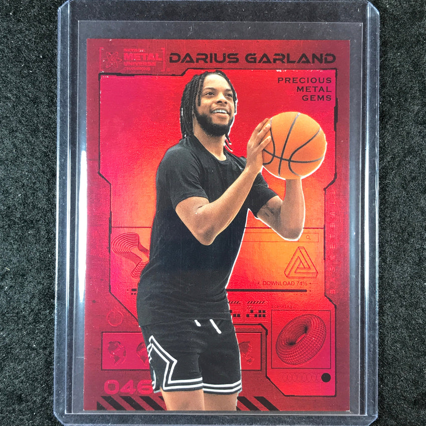 2023 Metal Universe Champions DARIUS GARLAND Red Precious Metal Gems 40/100 #46