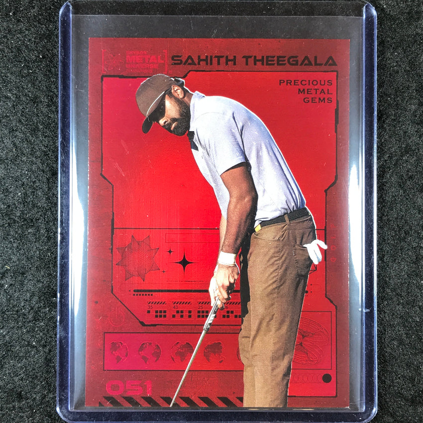 2023 Metal Universe Champions SAHITH THEEGALA Red Precious Metal Gems 81/100 #51