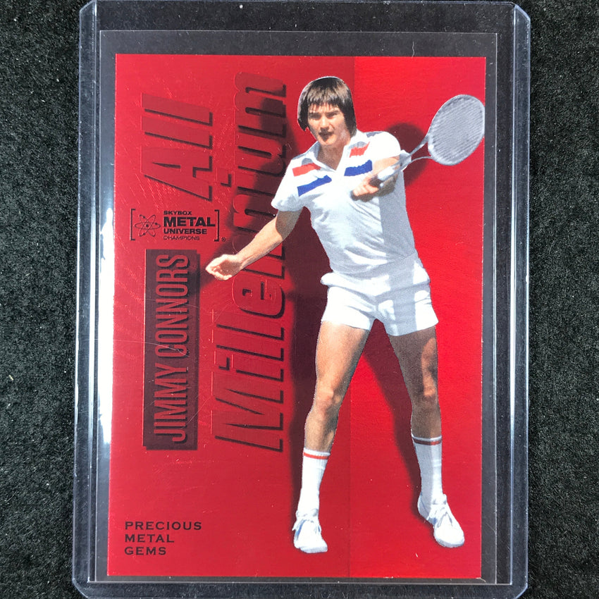 2023 Metal Universe Champions JIMMY CONNORS All-Millennium Red Metal Gems 6/100