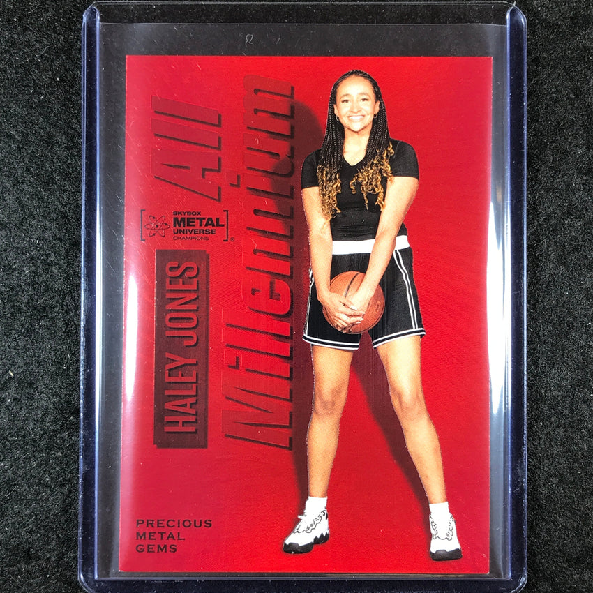 2023 Metal Universe Champions HALEY JONES All-Millennium Red Metal Gems 61/100