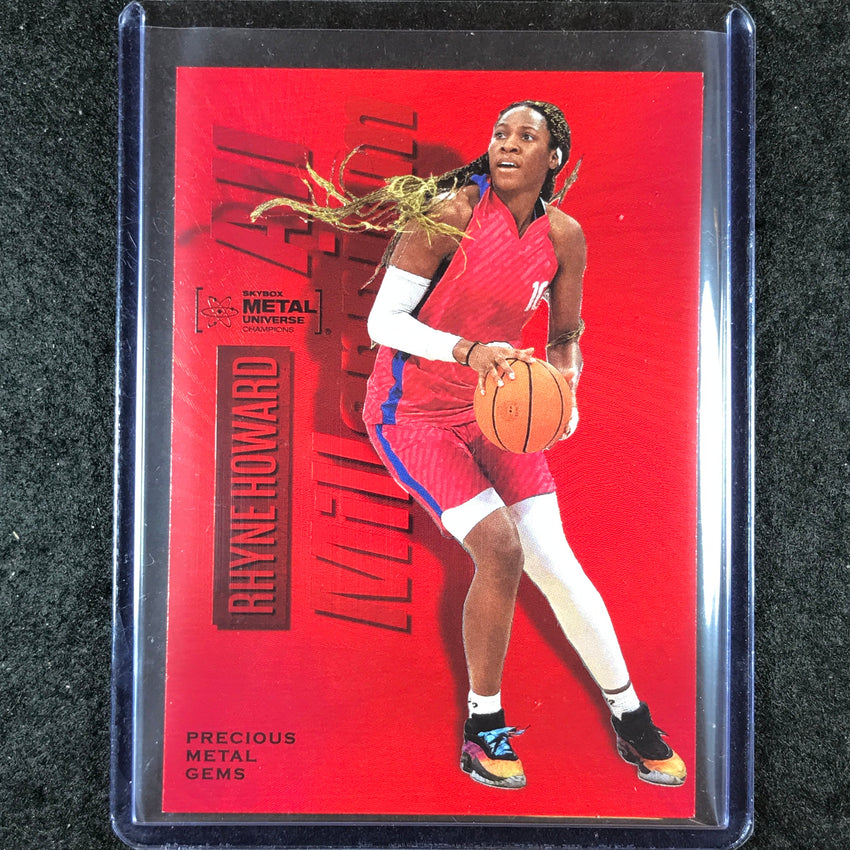 2023 Metal Universe Champions RHYNE HOWARD Millennium Rookie Red Gems 95/100