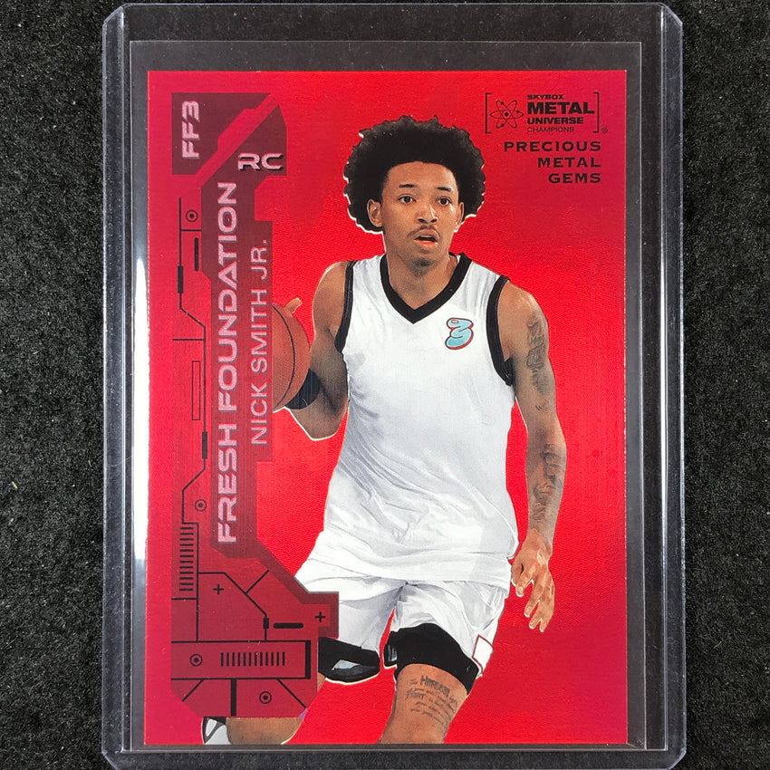 2023 Metal Universe Champions NICK SMITH JR. Foundation Rookie Red Gems 89/100