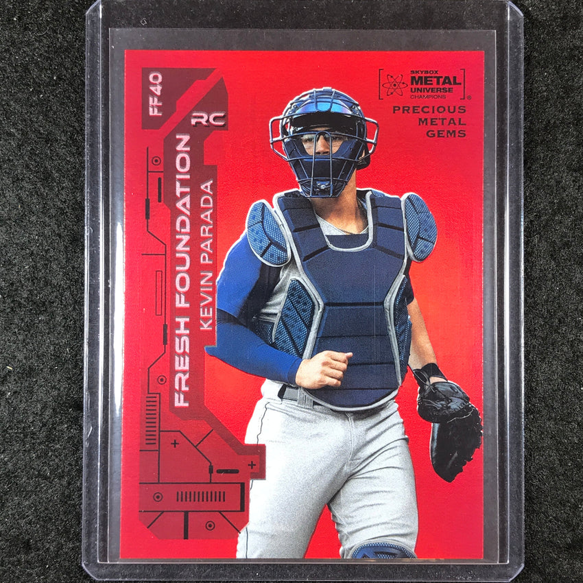 2023 Metal Universe Champions KEVIN PARADA Fresh Foundation Red Metal Gem 30/100