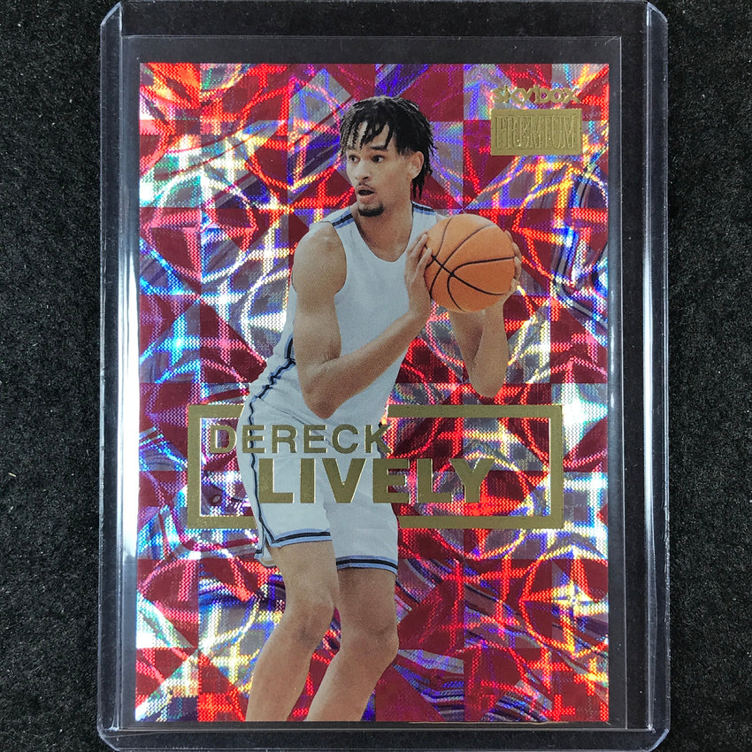 2023 Metal Universe Champions DERECK LIVELY Skybox Premium Rookie Rubies 86/100
