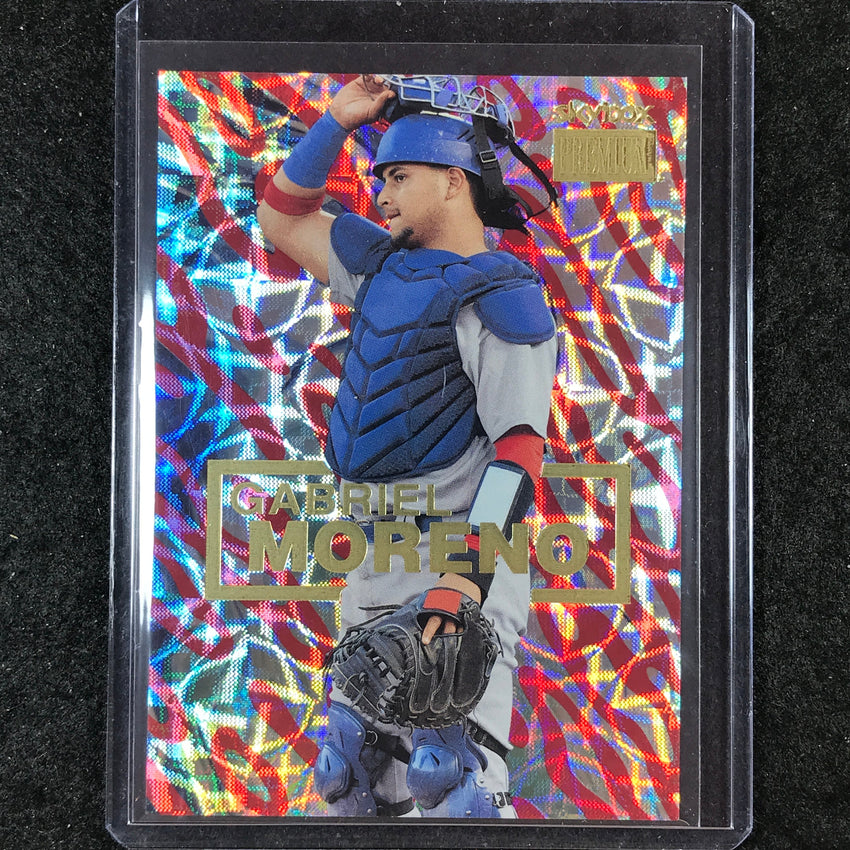 2023 Metal Universe Champions GABRIEL MORENO Skybox Premium Rookie Rubies 76/100
