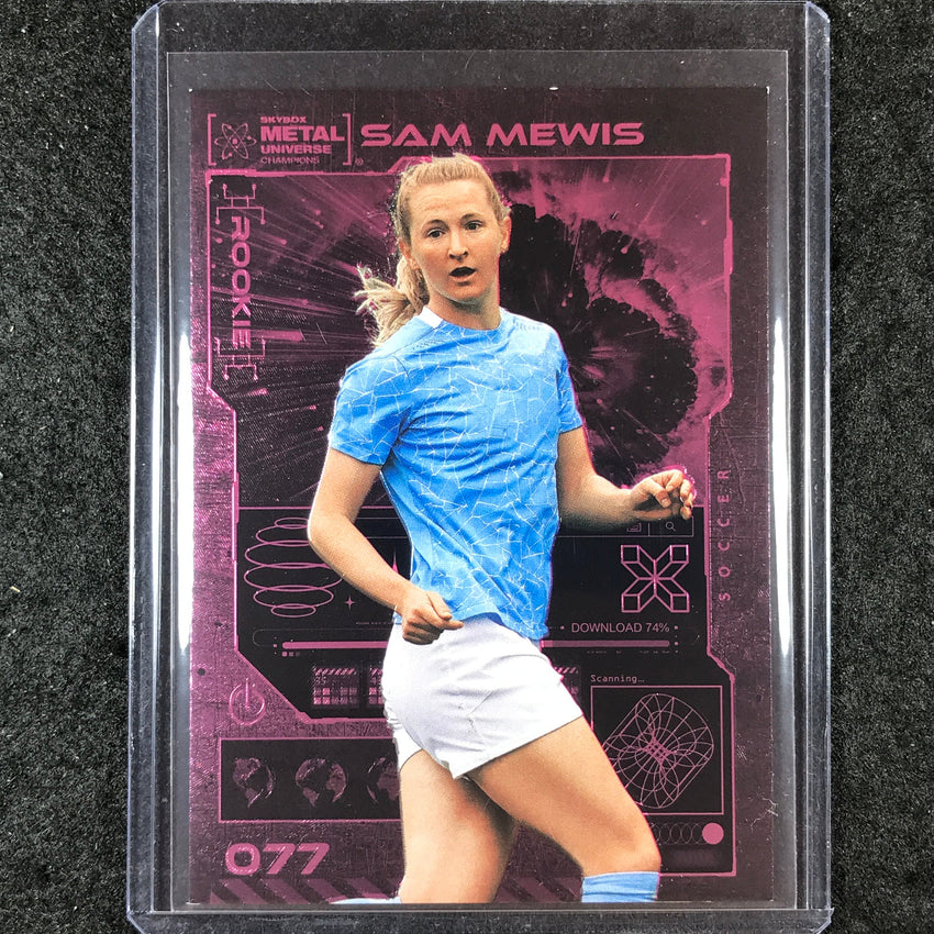 2023 Metal Universe Champions SAM MEWIS Pink FX 55/75 #77
