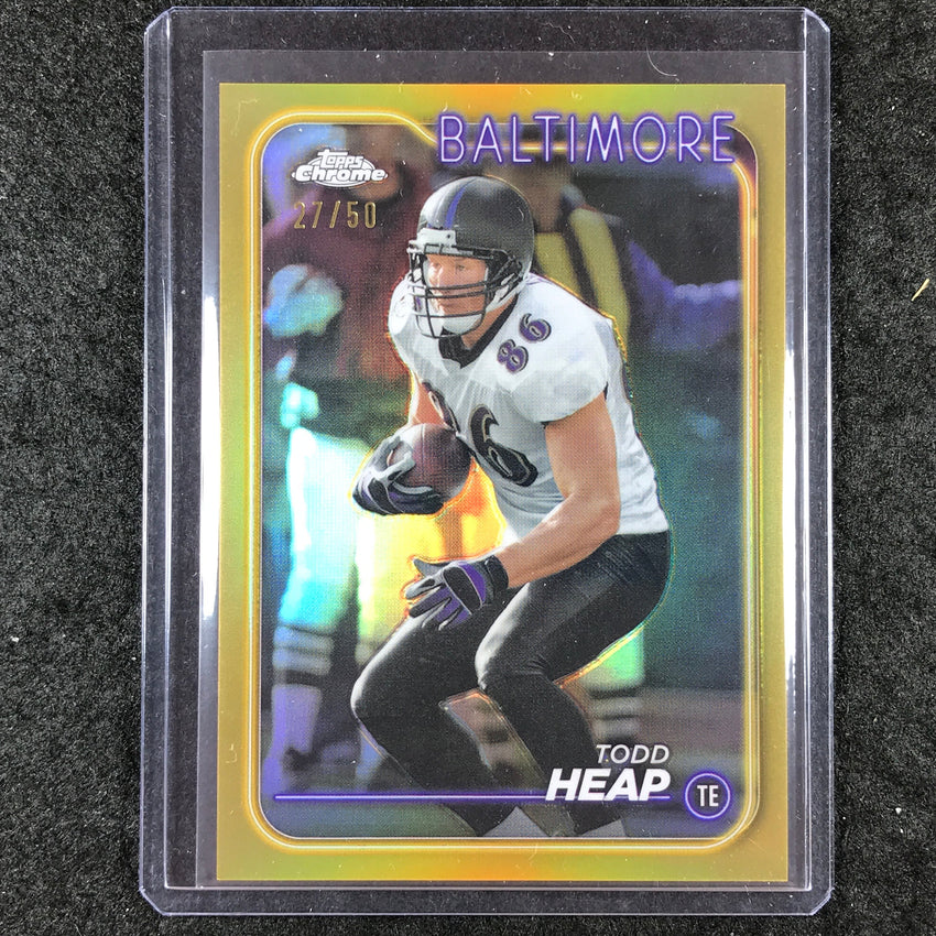 2024 Topps Chrome Football TODD HEAP Base Gold 27/50 #6
