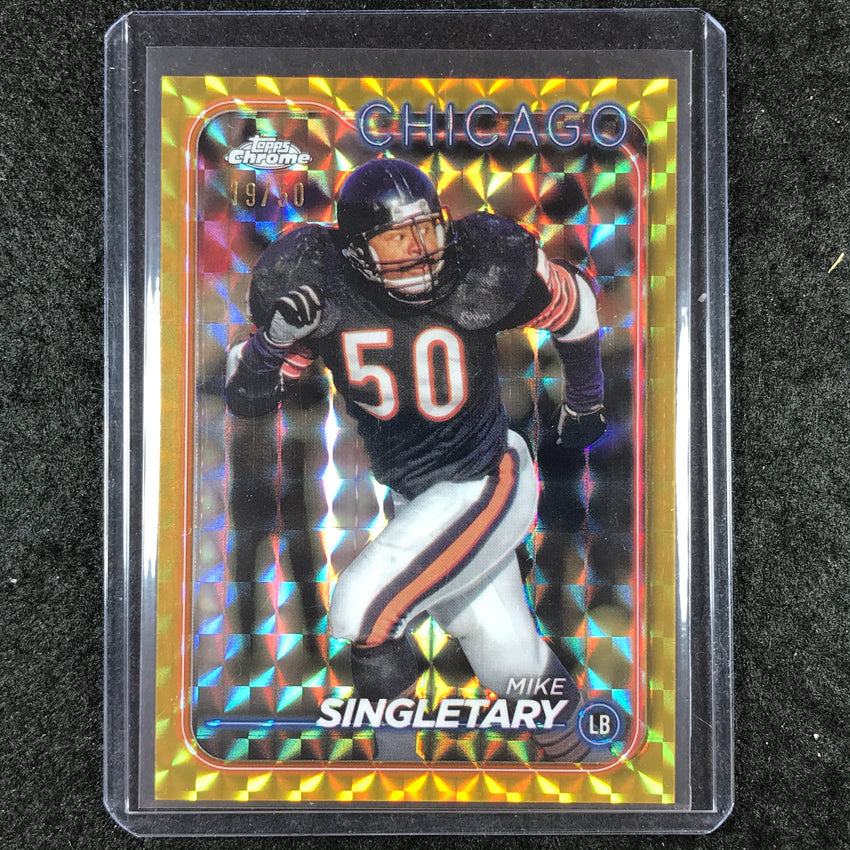 2024 Topps Chrome Football MIKE SINGLETARY Base Gold Geometric 19/50 #20