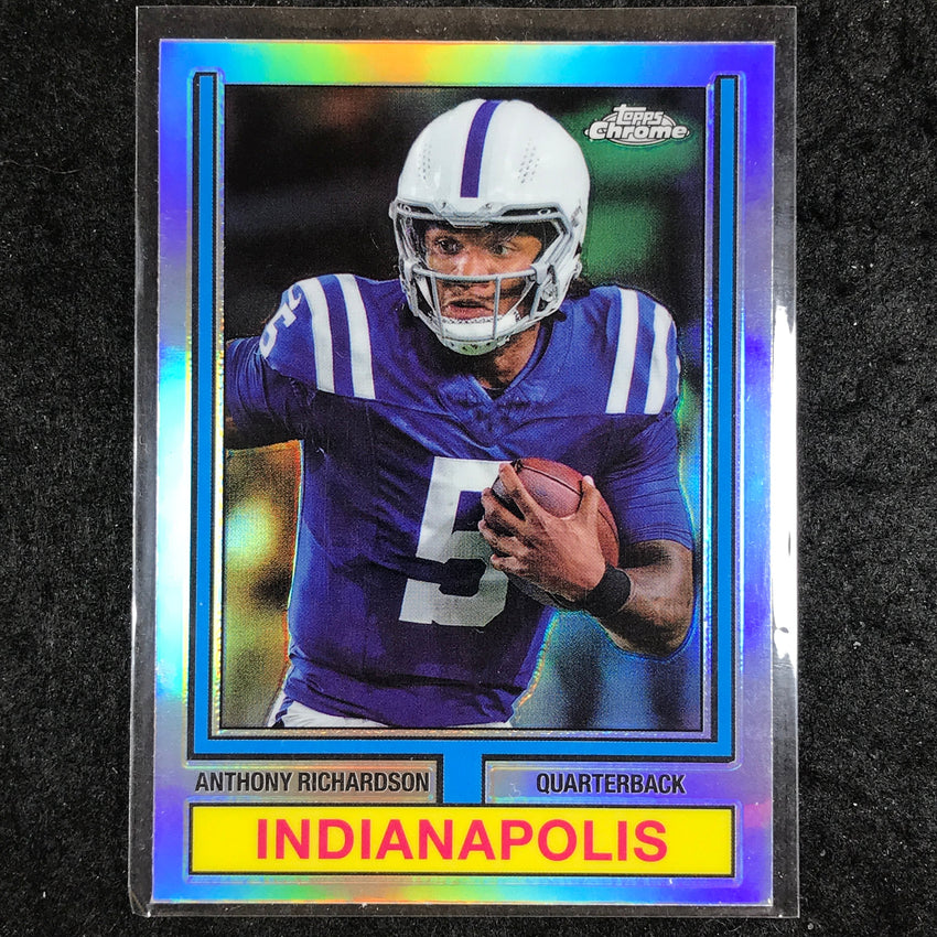 2024 Topps Chrome Football ANTHONY RICHARDSON 1974 Topps Football Refractor #25