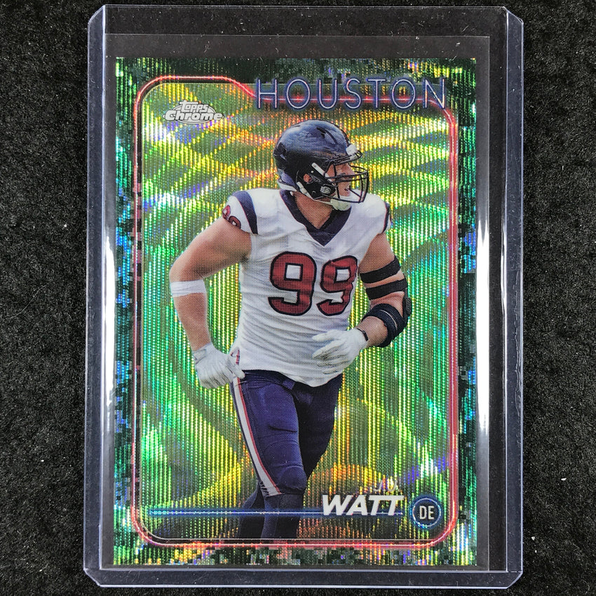 2024 Topps Chrome Football J.J. WATT Base Camo Wave SP #82